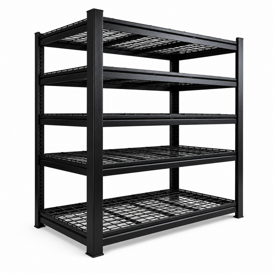 STOWKEEP Heavy Duty Metal Shelving Unit 60" W x 24" D x 72" H